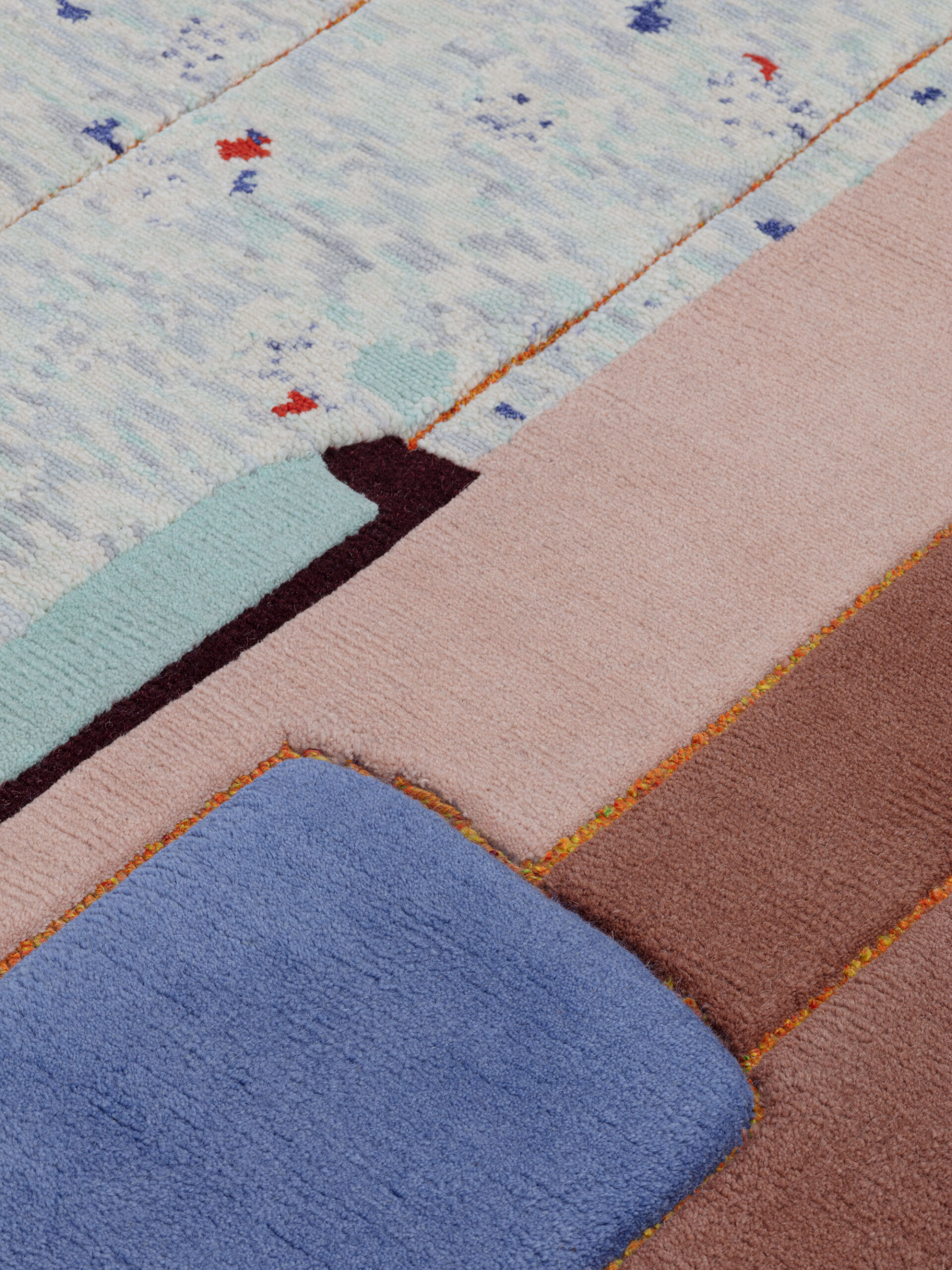 PATCHA Handmade Himalayan Wool rug By cc-tapis